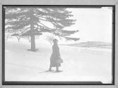 Nurse on Snowshoes Ramapo Mtns