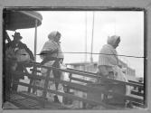 [Immigrants deboarding Ferry Boat for Ellis Island]