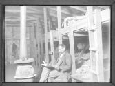 Tony's Apartment In The Barracks Of The Construction Camp. Upstate NY 1912/...Italian...1915