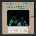 [Two women in traditional clothing, Tokyo, Japan (travel slide)]