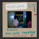 [Actor backstage, Tokyo, Japan (travel slide)]