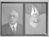 [Two Portraits of a Man on One Plate]
