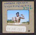 [Zulu girl, Durban, South Africa (travel slide)]
