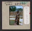 [Swazi girls bathing, Africa (travel slide)]