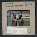 [Swazi girls bathing, Africa (travel slide)]