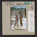 [Swazi girls bathing, Africa (travel slide)]