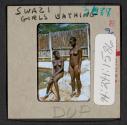 [Swazi girls bathing, Africa (travel slide)]