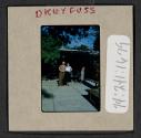 [Peggy Muray and a man (travel slide)]