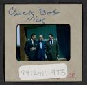 [Nickolas Muray and two men (travel slide)]