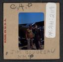 [Nickolas Muray and Jim Boudreau in Civil Air Patrol uniforms (travel slide)]
