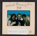 [Mimi, Peggy, and Nicholas Christopher Muray on a beach, West Hampton, New York (travel slide)]
