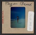 [Peggy Muray on a beach, East Hampton, New York (travel slide)]