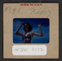 [Peggy Muray on a beach, East Hampton, New York (travel slide)]
