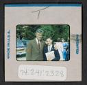[Nicholas Christopher Muray and a man (travel slide)]