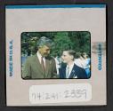 [Nicholas Christopher Muray and a man (travel slide)]