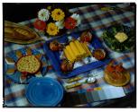 [Dishes of food on table (advertisement)]]