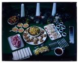 [Holiday buffet (advertisement)]