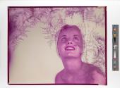 [Woman with plant branches]