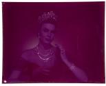 [Woman wearing tiara and jewelry]