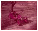 [Red car outdoors]