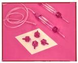 [IV tubing and drip chambers]