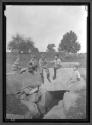 [Boys on Stone Bridge]