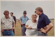 [Jimmy Carter with his Mother [Bessie Lillian Gordy], Brother [Billy Carter] and others]