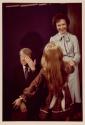 [President and Mrs. Carter and daughter Amy preparing for a Family Portrait]