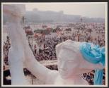 Ready-A statue modeled after the Statue of Liberty is ready for unveiling Tuesday in Tiananmen Square. The 30-foot styrofoam statue was erected by striking university students. In the background is the ll.