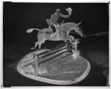 [Figurine of a man riding a horse (Hunter)]