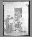 In Spare Hours The Camp Cobbler Makes And Sells 'dancing dolls' To Visitors St. Johnsville-FERA