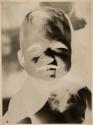 Portrait of a child [Negative print]