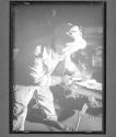 [RR Worker Shoveling Coal]