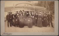 [Group on the deck of a boat]