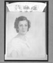 [Painting And News Article Of A Woman/ Signed Dorthea Partrick]