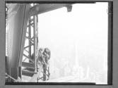 [Working on the Mooring Mast]