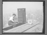 Worker Tightening Bolt