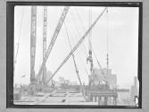 View of Sky through Girders