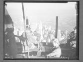 Riveting Top on Mooring Mast