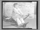 [Boy Practices Rowing, NYC, Kips Bay Boys Club]