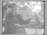 Old Man and Parrot