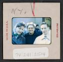 [Mimi and Nicholas Christopher Muray with a woman, New York City, New York (travel slide)]