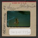[Nicholas Christopher Muray on a beach, California (travel slide)]