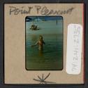 [Nicholas Christopher Muray on a beach, Point Pleasant, New Jersey (travel slide)]