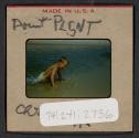 [Nicholas Christopher Muray on a beach, Point Pleasant, New Jersey (travel slide)]