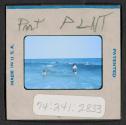 [People swimming at a beach, Point Pleasant, New Jersey (travel slide)]