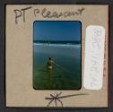 [Nicholas Christopher Muray on a beach, Point Pleasant, New Jersey (travel slide)]