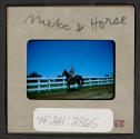 [Mimi Muray horseback riding (travel slide)]