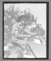 PA Farmer Binding Grain