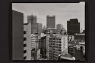 View of Bank Buildings from Tremont St. & Boston Common